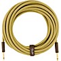 Fender Deluxe Series Straight to Straight Instrument Cable - 25 ft. Yellow Tweed