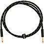 Fender Deluxe Series Straight to Straight Instrument Cable - 5 ft. Black Tweed