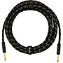 Fender Deluxe Series Straight to Straight Instrument Cable 15 ft. Black Tweed