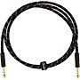 Fender Deluxe Series Straight to Straight Instrument Cable 5 ft. Black Tweed