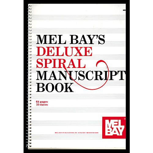 Mel Bay Deluxe Spiral Bound Manuscript Book