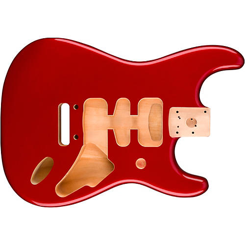 Fender Deluxe Stratocaster Alder Body Candy Apple Red