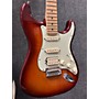 Used Fender Deluxe Stratocaster HSS Solid Body Electric Guitar sunburst