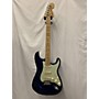 Used Fender Deluxe Stratocaster Solid Body Electric Guitar Sapphire Blue Trans