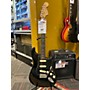 Used Fender Deluxe Stratocaster Solid Body Electric Guitar Black