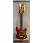 Used Fender Deluxe Stratocaster Solid Body Electric Guitar Candy Apple Red