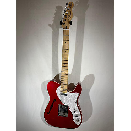 Fender Deluxe Thinline Telecaster Hollow Body Electric Guitar Candy Apple Red