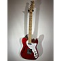 Used Fender Deluxe Thinline Telecaster Hollow Body Electric Guitar Candy Apple Red