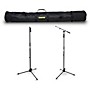 Shure Deluxe Tripod Mic Stand Pistol Grip Set With Carrying Bag