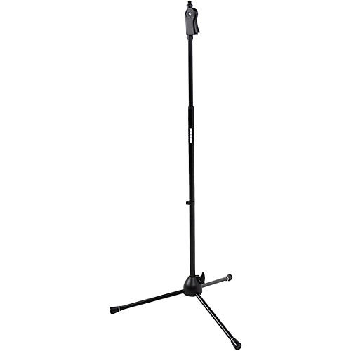 Shure Deluxe Tripod Mic Stand with Pistol Grip One-Handed Clutch Condition 1 - Mint Black