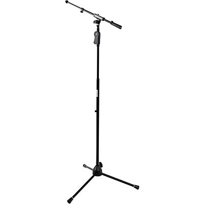 Shure Deluxe Tripod Mic Stand with Telescoping Boom and Pistol Grip One-Handed Clutch