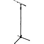 Shure Deluxe Tripod Mic Stand with Telescoping Boom and Pistol Grip One-Handed Clutch Black