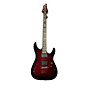 Used Schecter Guitar Research Demon 6 Diamond Series Solid Body Electric Guitar Crimson Red Burst