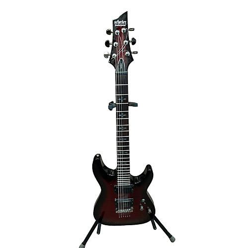 Schecter Guitar Research Demon 6 Solid Body Electric Guitar RED BURST