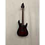 Used Schecter Guitar Research Demon 6 Solid Body Electric Guitar Crimson Red Trans