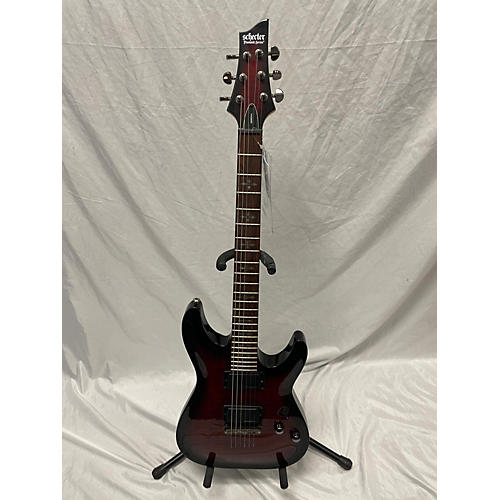 Schecter Guitar Research Demon 6 Solid Body Electric Guitar Maroon