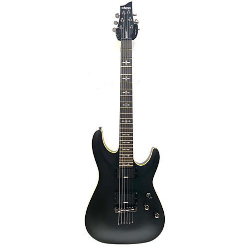 Schecter Guitar Research Demon 6 Solid Body Electric Guitar Black