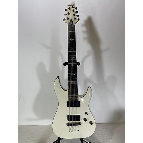 Schecter Guitar Research Demon 7 String Solid Body Electric Guitar Alpine White