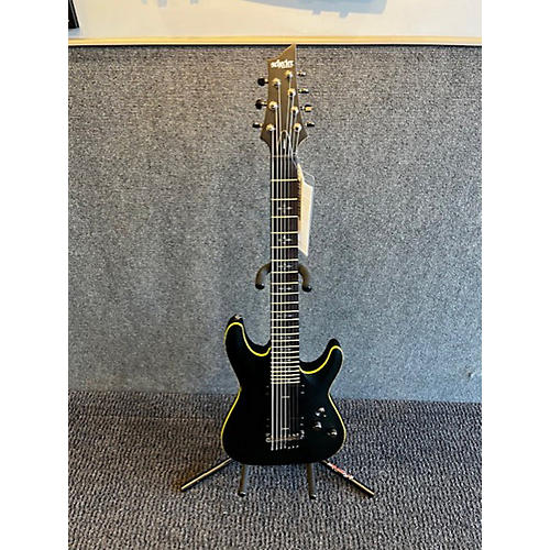 Schecter Guitar Research Demon 7 String Solid Body Electric Guitar Black