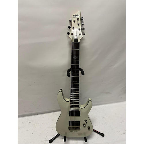 Schecter Guitar Research Demon 7 String Solid Body Electric Guitar Alpine White
