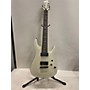 Used Schecter Guitar Research Demon 7 String Solid Body Electric Guitar White