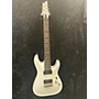 Used Schecter Guitar Research Demon 7 String Solid Body Electric Guitar White