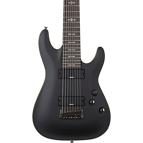 Schecter Guitar Research Demon-8 8-String Electric Guitar Condition 2 - Blemished Satin Aged Black 197881187736