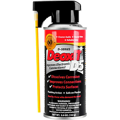 CAIG DeoxIT D5S-6 Spray, Contact Cleaner / Rejuvenator, 5 oz.