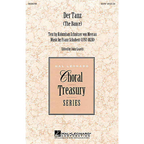 Hal Leonard Der Tanz SATB arranged by John Leavitt