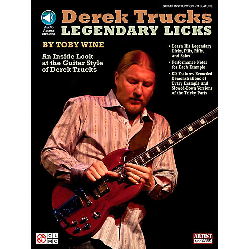 Cherry Lane Derek Trucks Legendary Licks Book/CD