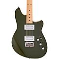 Reverend Descent Baritone Electric Guitar With Maple Fingerboard - Metallic CherryArmy Green