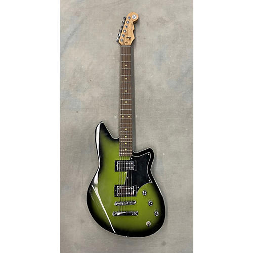 Reverend Descent Ra Baritone Baritone Guitars Trans Green