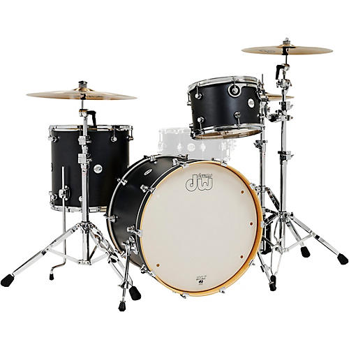 DW Design Series 3-Piece Shell Pack Iron Satin Metallic