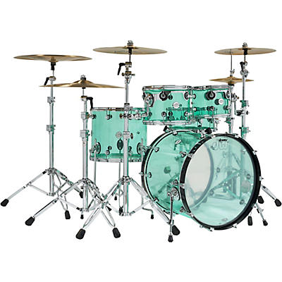 DW Design Series Acrylic 5-Piece Shell Pack With Chrome Hardware