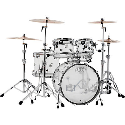 DW Design Series Acrylic 5-Piece Shell Pack with Chrome Hardware