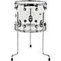 Open-Box DW Design Series Acrylic Floor Tom with Chrome Hardware Condition 1 - Mint 14 x 12 in. Clear