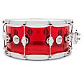 DW Design Series Acrylic Ruby Snare Drum 14 x 8 in. Ruby Glass14 x 6.5 in. Ruby Glass