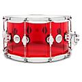 DW Design Series Acrylic Ruby Snare Drum 14 x 6.5 in. Ruby Glass14 x 8 in. Ruby Glass