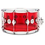 DW Design Series Acrylic Ruby Snare Drum 14 x 8 in. Ruby Glass