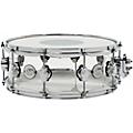 DW Design Series Acrylic Snare Drum With Chrome Hardware 14 x 8 in. Clear14 x 5.5 in. Clear