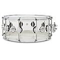 DW Design Series Acrylic Snare Drum With Chrome Hardware 14 x 8 in. Clear14 x 6 in. Clear