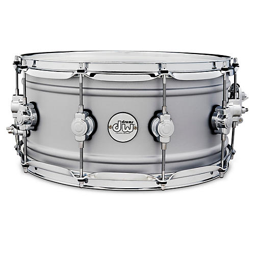 DW Design Series Aluminum Snare Drum 14 x 6.5 in.