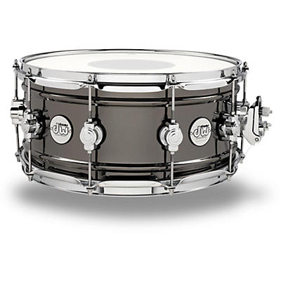 DW Design Series Black Nickel over Brass Snare Drum