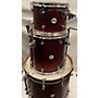 Used DW Design Series Drum Kit metallic crimson