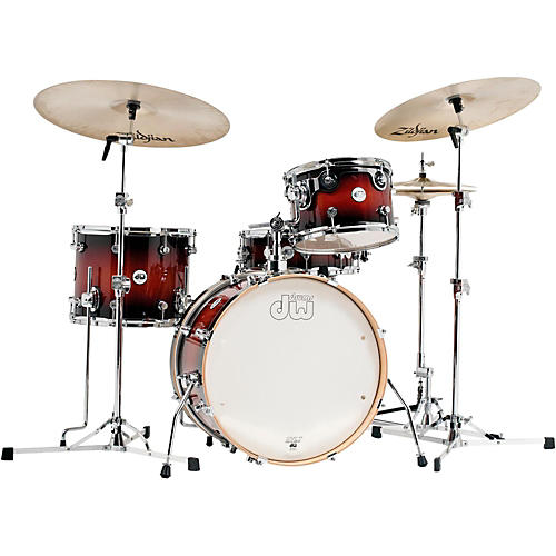DW Design Series Frequent Flyer Kit Condition 1 - Mint Tobacco Burst
