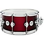 DW Design Series Maple Snare Drum, Chrome Hardware 14 x 6.5 in. Crimson Satin Metallic