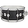 DW Design Series Maple Snare Drum, Chrome Hardware 14 x 6.5 in. Iron Satin Metallic