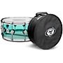 DW Design Series Sea Glass Acrylic Snare Drum, Chrome Hardware With Protection Racket Case