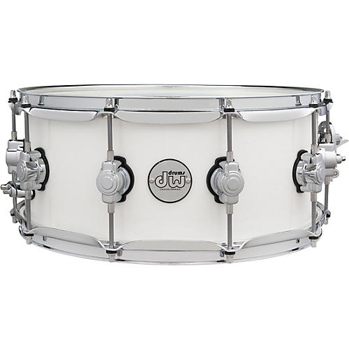 DW Design Series Snare Drum 14 x 6 in. Gloss White