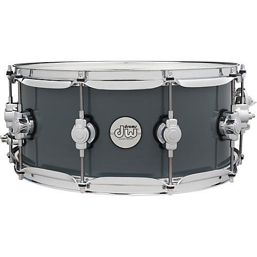 DW Design Series Snare Drum Condition 1 - Mint 14 x 6 in. Steel Gray